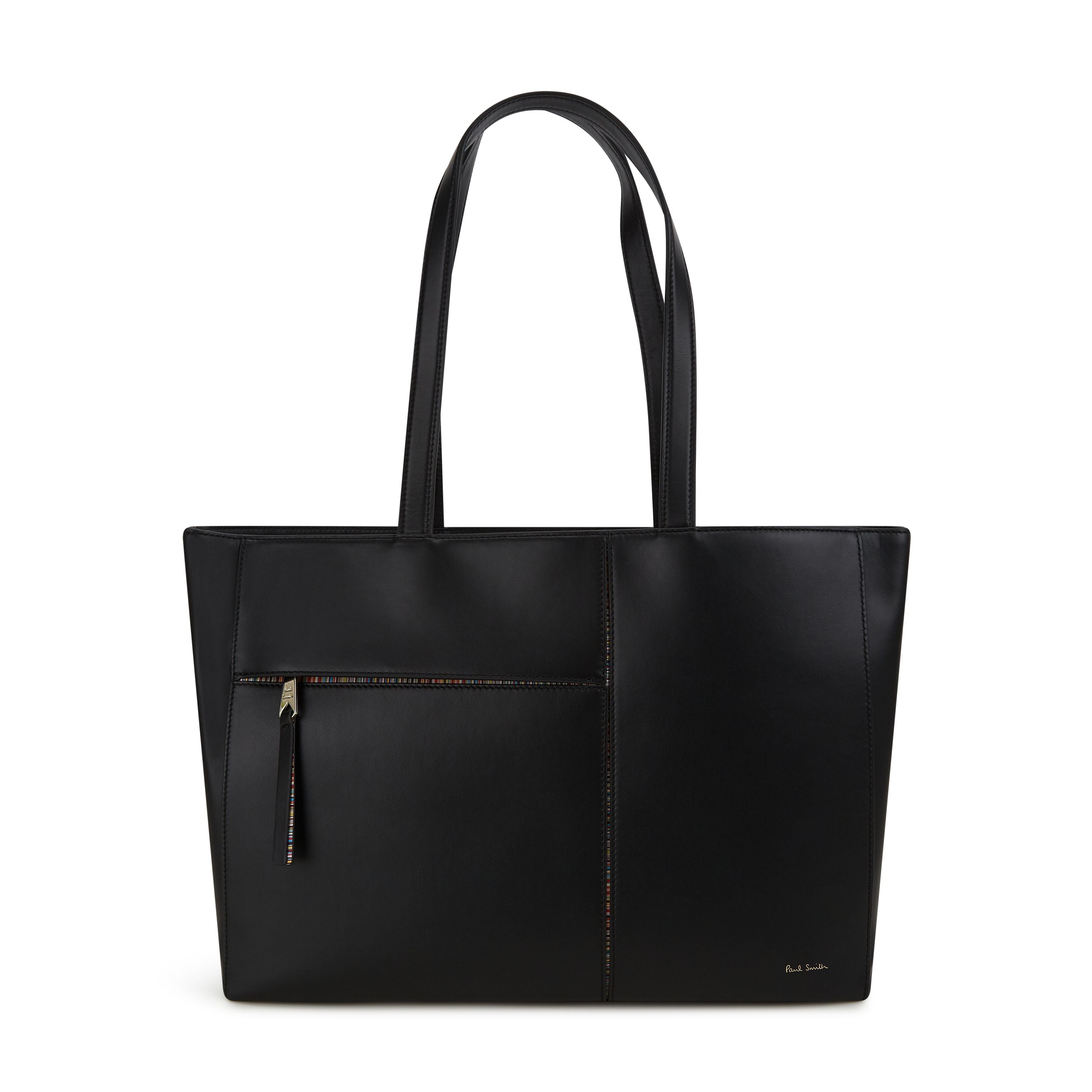 Ede & Ravenscroft | Paul Smith Leather Tote Bag | Black