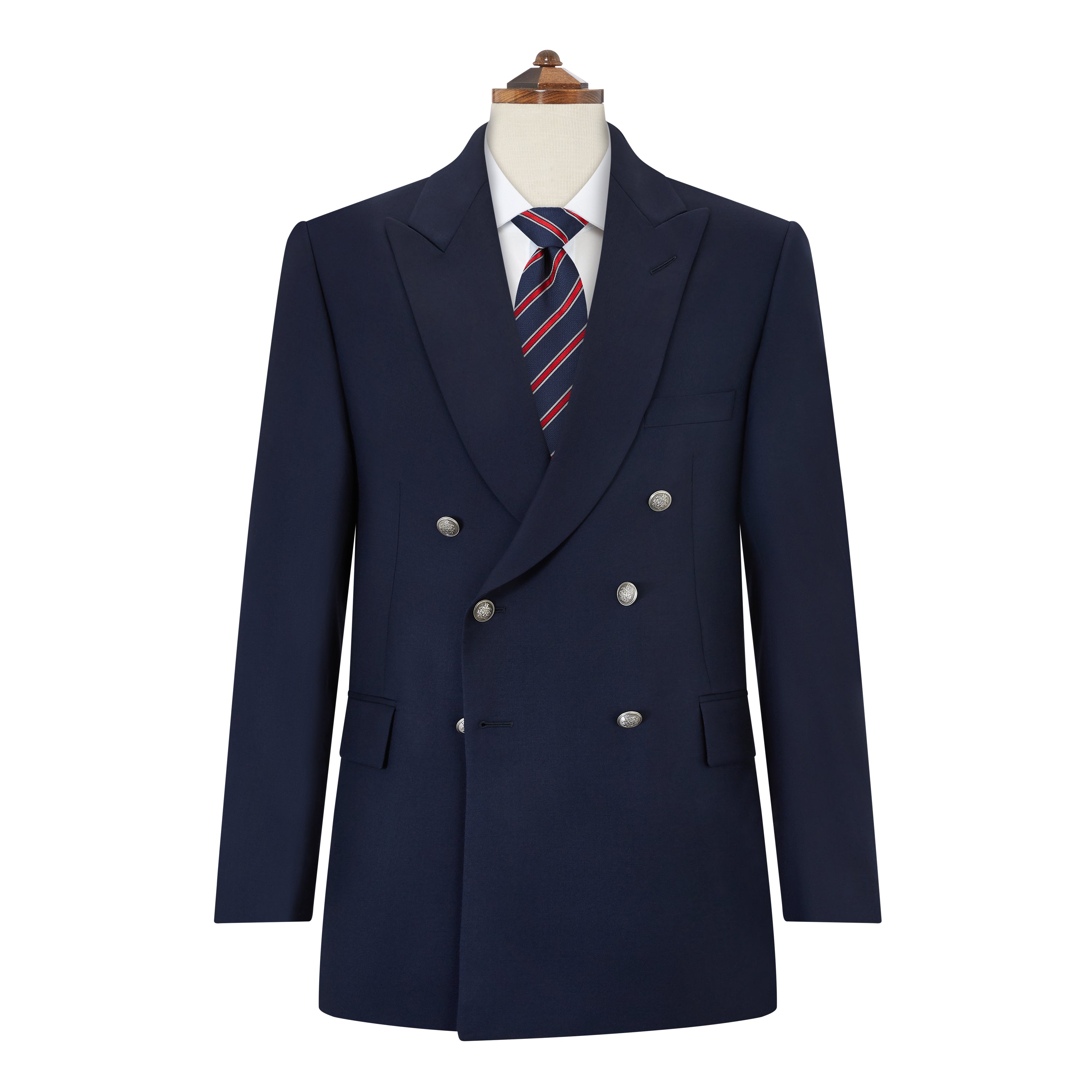 B-BLUE 恋ヌールWセット Ede & Ravenscroft | Belgrave Wool Blazer | Navy