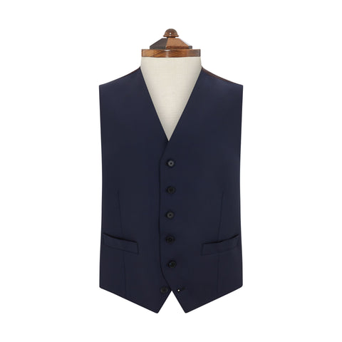 Hyde Navy Flannel Waistcoat