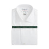 Sylvan White Herringbone Sea Island Cotton Shirt