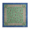Green And Blue Tennis Silk Pocket Square