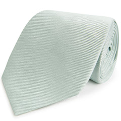 Sage Green Heavy Twill Woven Silk Tie