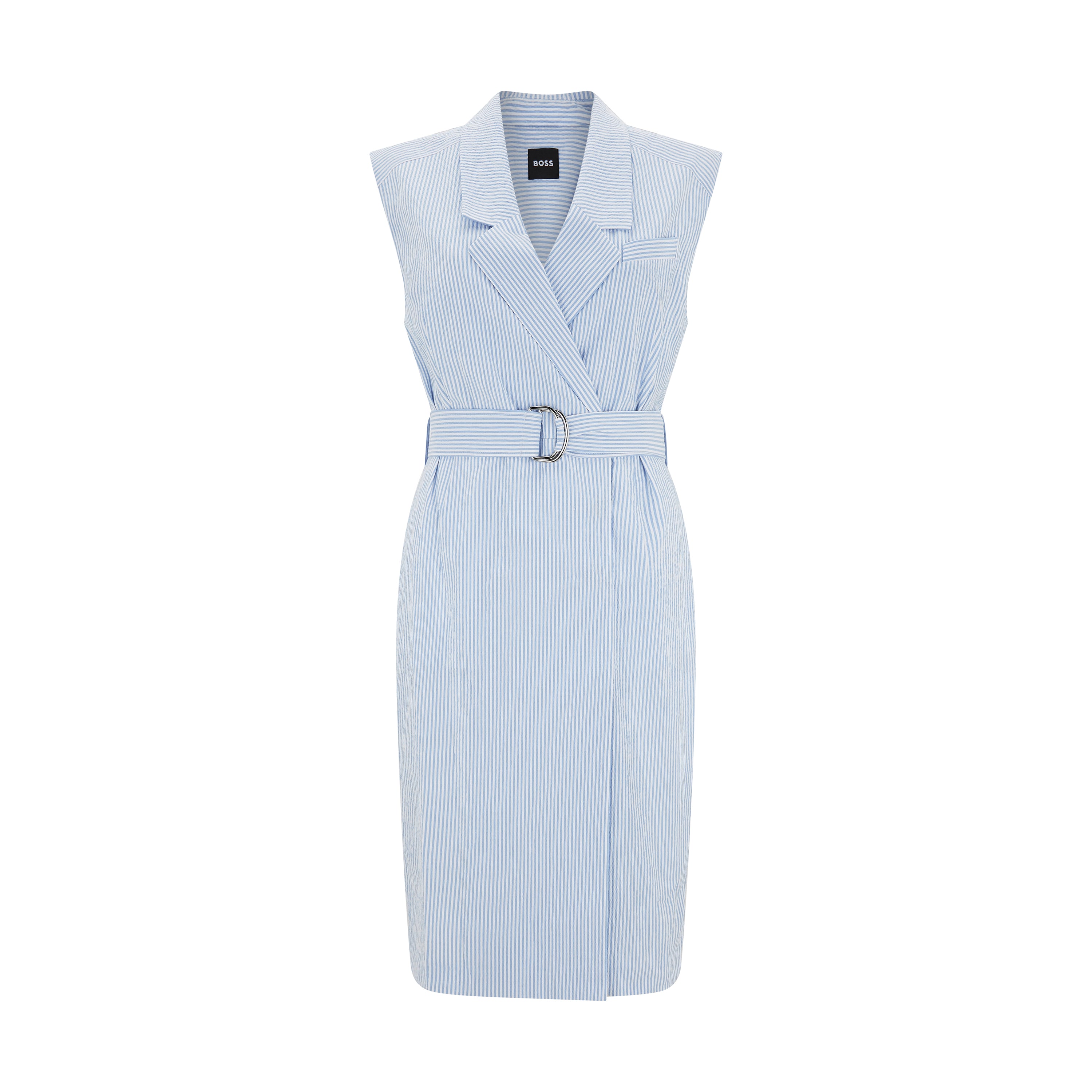 boss dress blue She's the Boss Blazer Dress