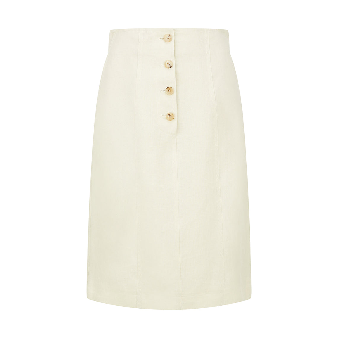 Tailored Linen Skirt - Main Image