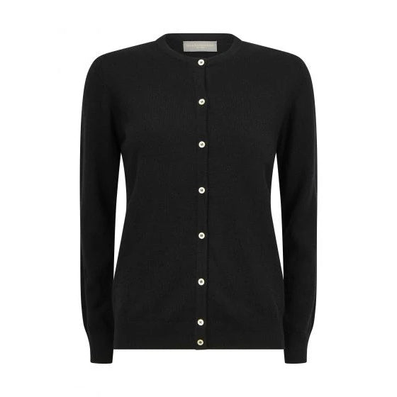 Kylah Round Neck Cashmere Cardigan