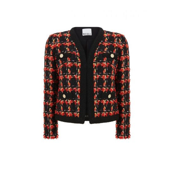 Veste courte et ajustée en tweed lurex - Or / 34 | Pars fashon week Veste courte et ajustée en tweed lurex - Or / 34 | Pars fashon week