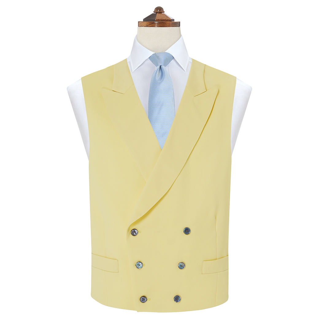 Ede Ravenscroft Hayward Wool Waistcoat Yellow