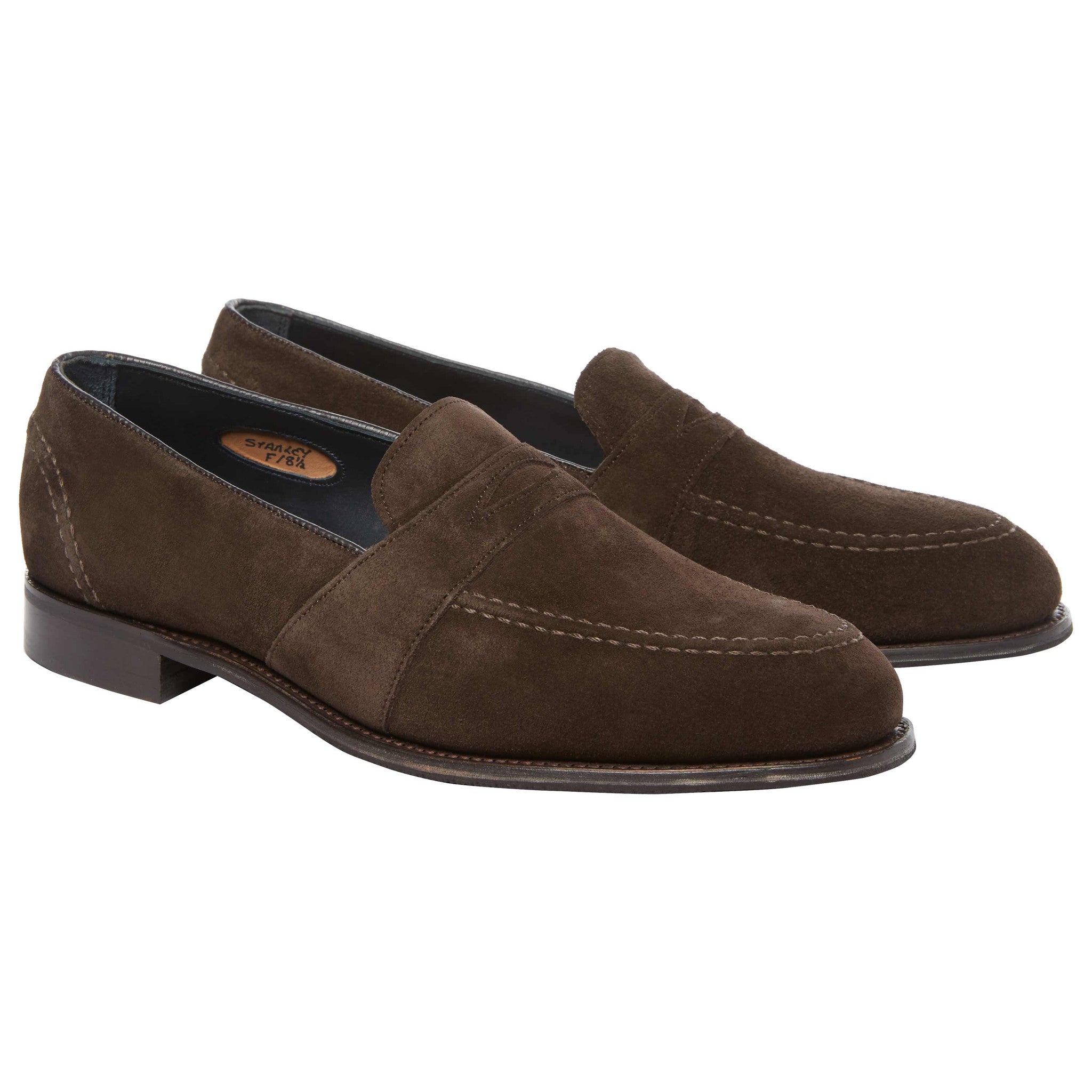 Ede & Ravenscroft | Stanley Suede Loafer | Brown