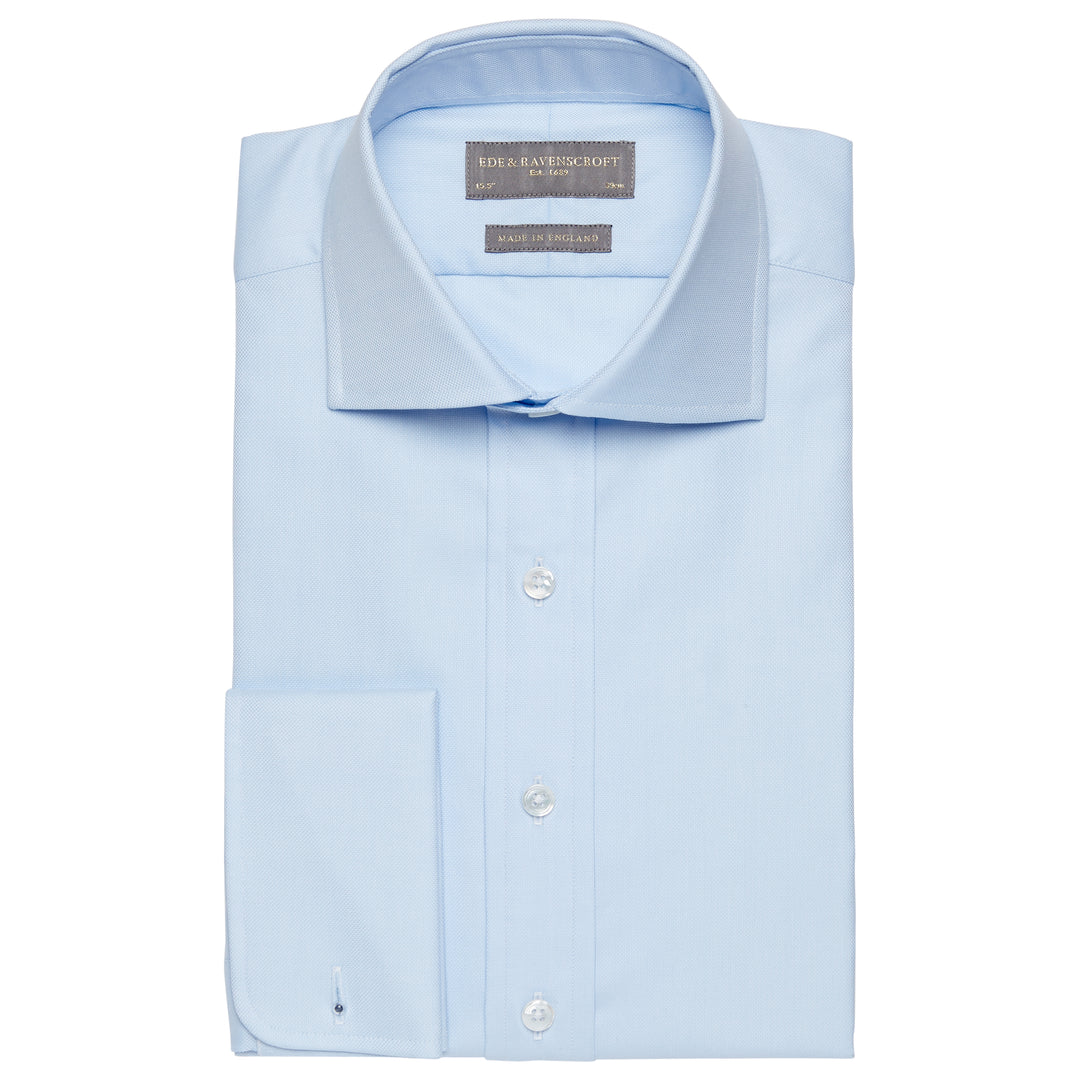 Blue Ambrose Royal Oxford Cotton Shirt