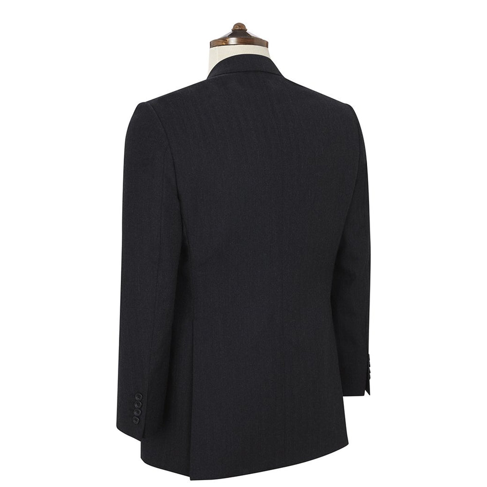 Kensington Charcoal Wide Herringbone Suit