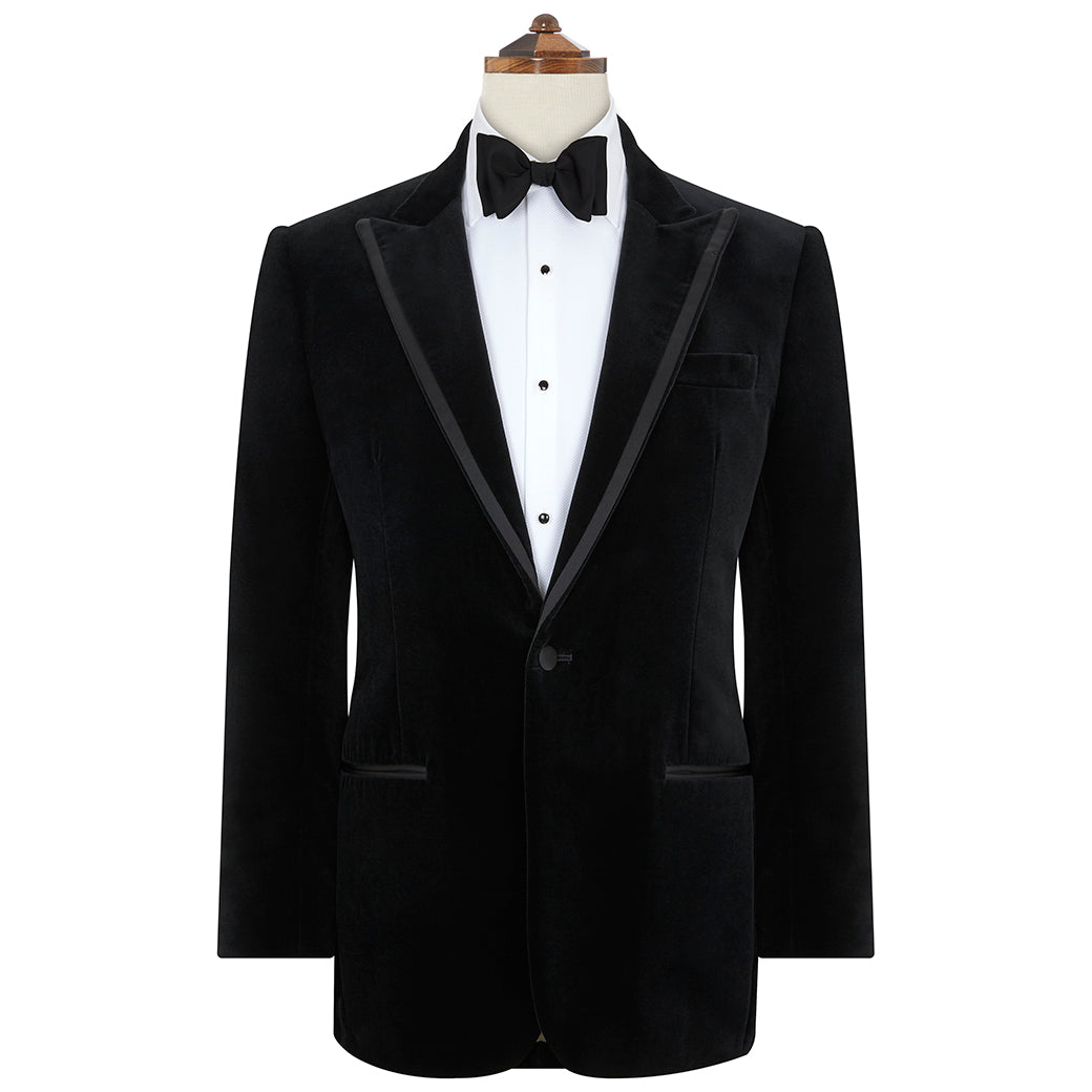 Black Balinteer Velvet Jacket