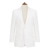 Gregory Chalk White Twill Linen Jacket