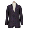 Drake Purple Jacquard Silk Dinner Jacket