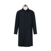 Shelton Navy Twill Wool Raincoat