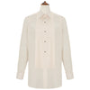 Dempsey Cream Pleated Dress Shirt