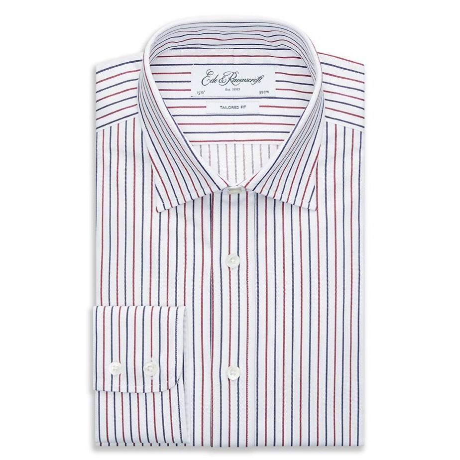 Alex White Multi Stripe Shirt
