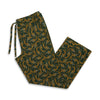 Green and Gold Exclusive Print Cotton Silk Piped Pyjama Set