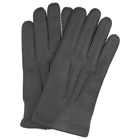 Black Deerskin Leather Glove