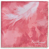 Pink Watercolour Feather Pocket Square