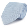 Blue Textured Woven Siilk Tie
