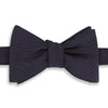 Navy Grosgrain Silk Cotton Bow Tie