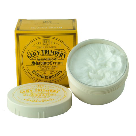 Geo F Trumper Sandalwood 200G Soft Shaving Cream Bowl