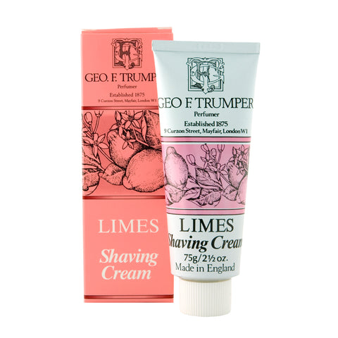 Geo F Trumper Lime 75g Shaving Cream Tube