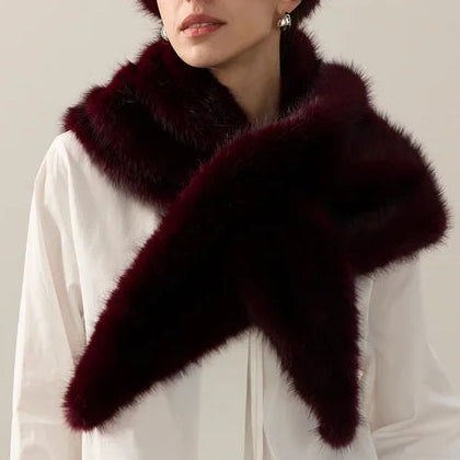 Wine Triangle Scarf