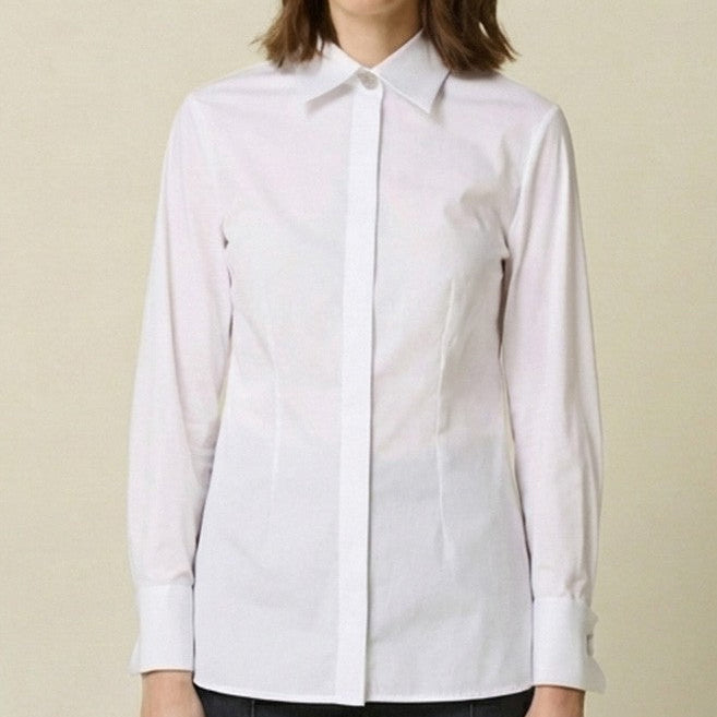 Cufflink Stretch Cotton Shirt