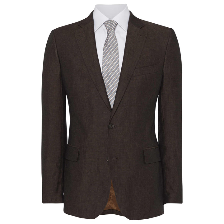 Holborn Brown Linen Suit