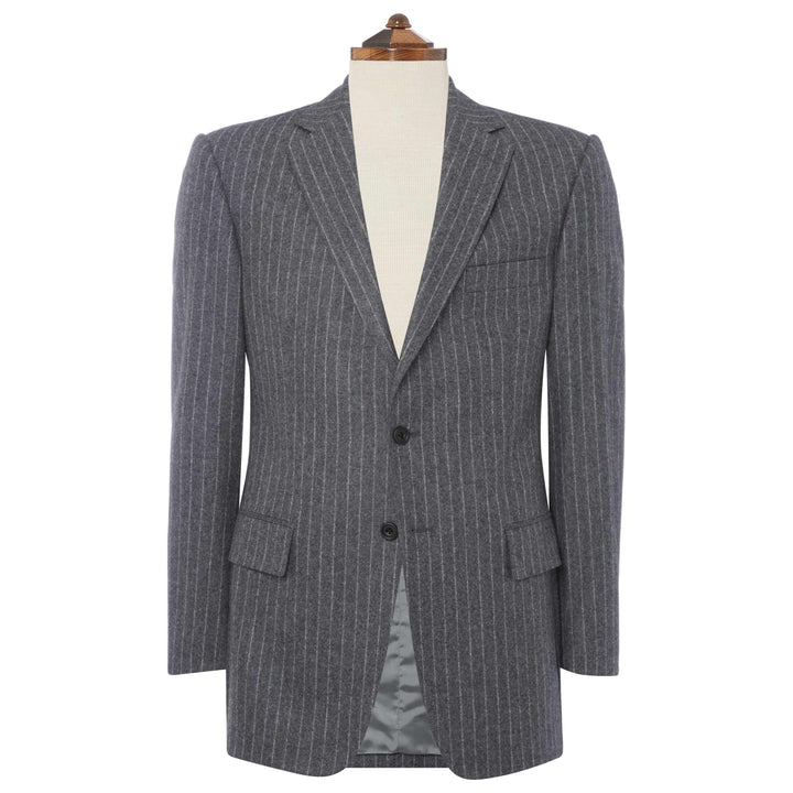 Richmond Grey White Stripe Suit