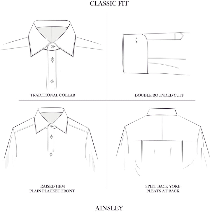 Ainsley Pale Blue Light Twill Shirt