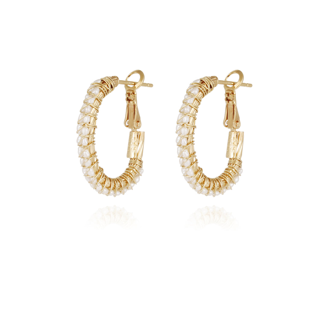 Creole Lyre Earrings