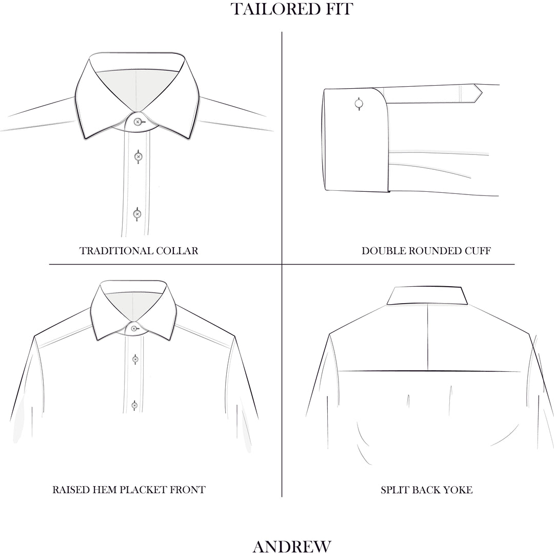 Andrew White  Fine Twill Shirt