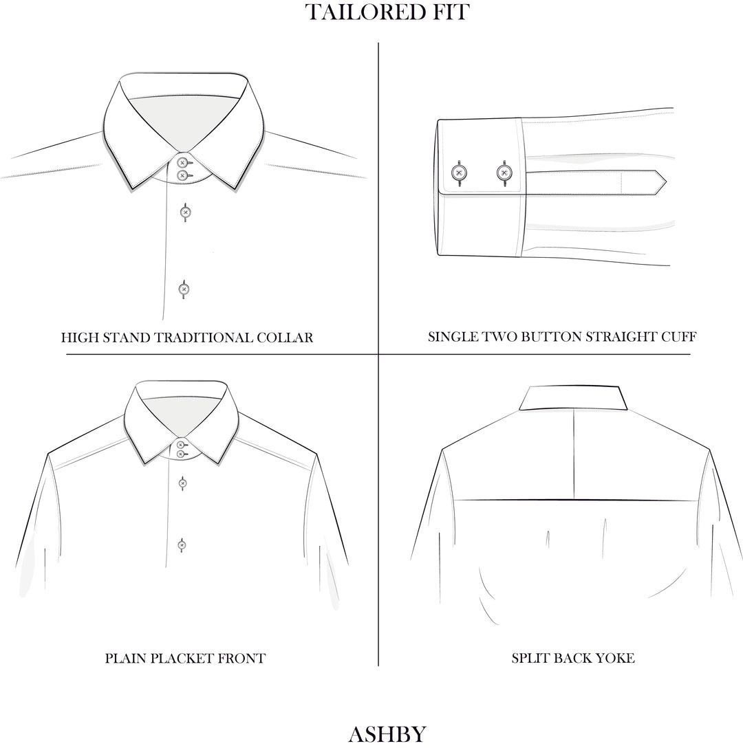 Ashby White Poplin Cotton Shirt