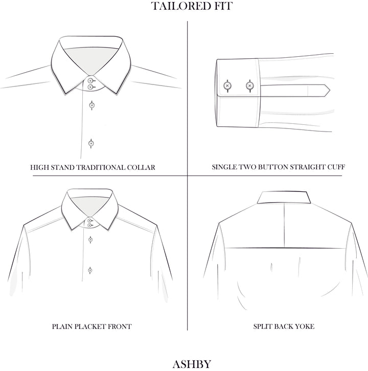 Ashby White Poplin Cotton Shirt