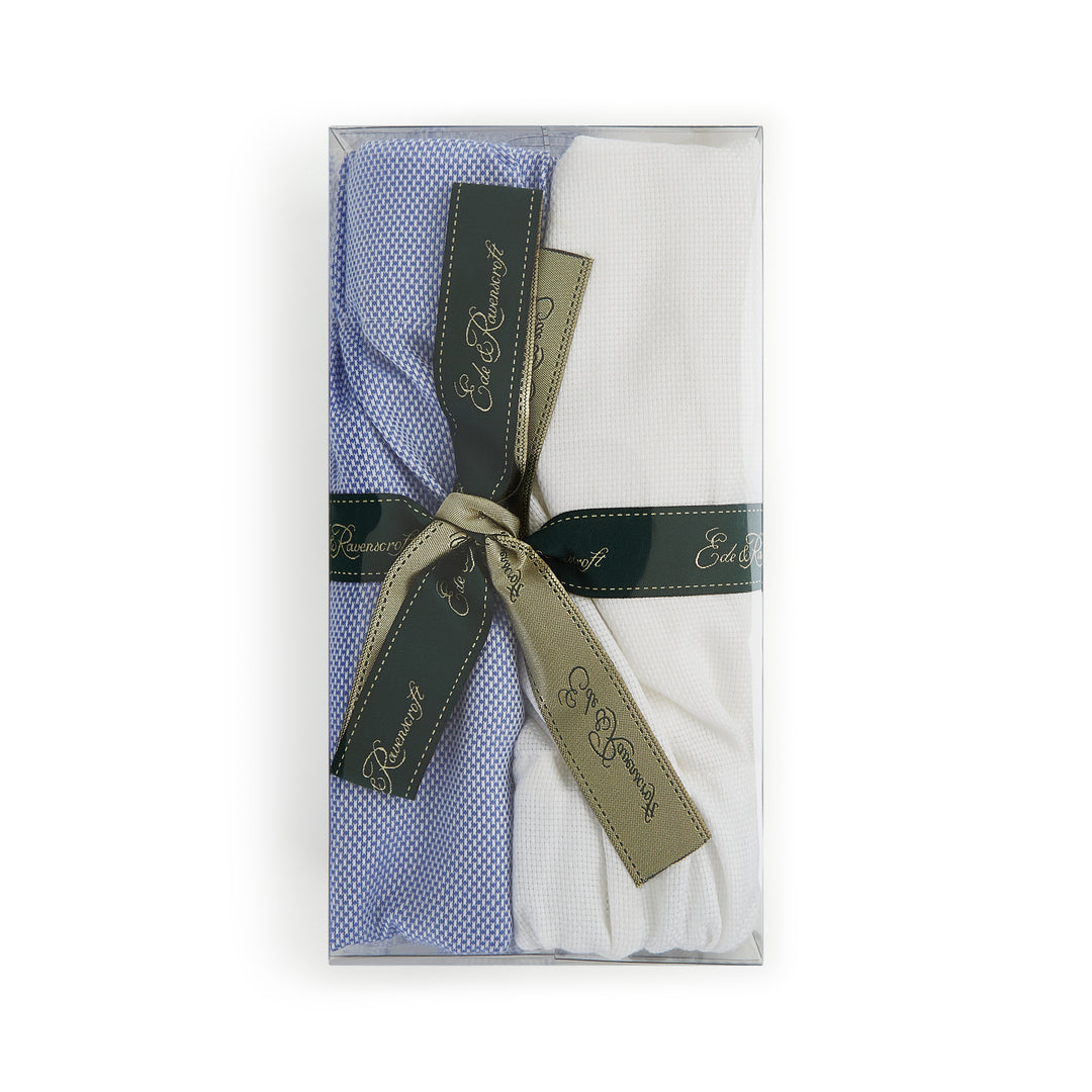 Plain Check Boxer Short Set Of Two