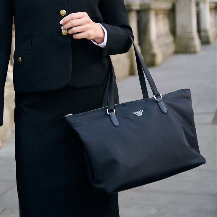Tailored Nylon Tote Bag