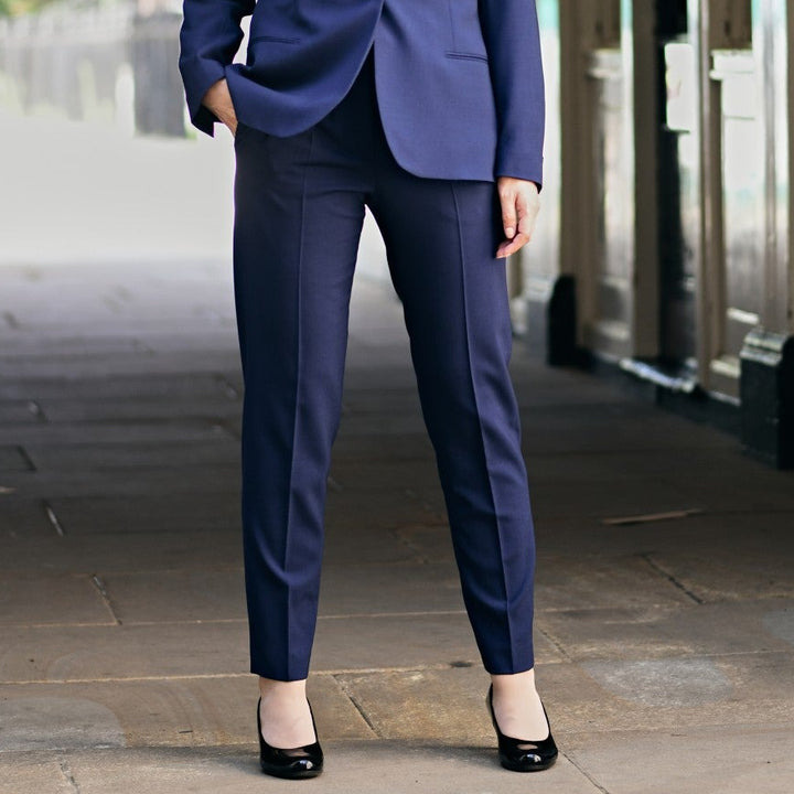 Tailored Hopsack Wool Trouser