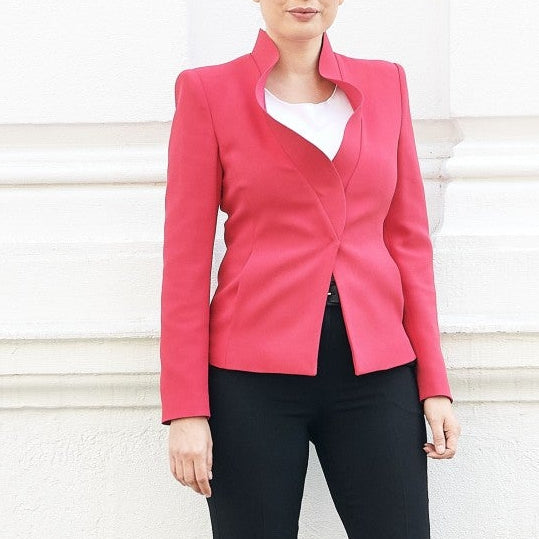 Tailored Cady Scallop Jacket