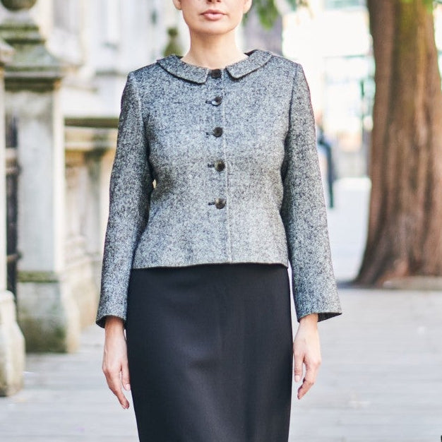 Harper BW Tailored Penny Collar Jacket