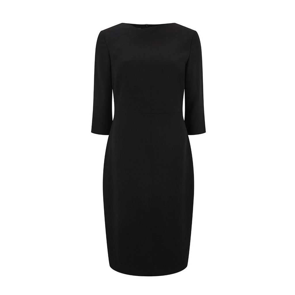 wool crepe midi dress Ede & Ravenscroft | Joy Tailored Wool Crepe Dress