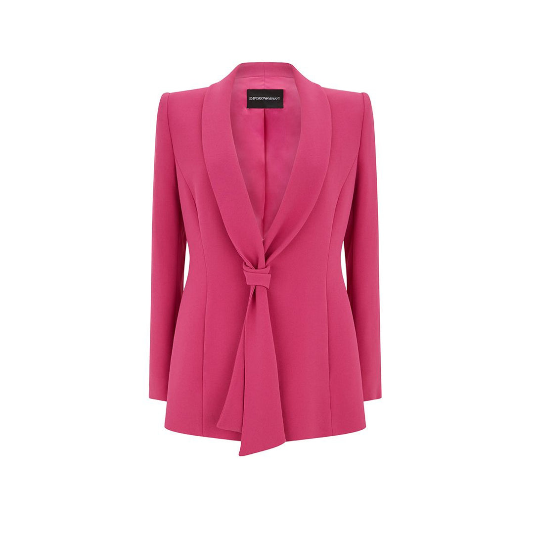 Tailored Shawl Crepe Cady Jacket