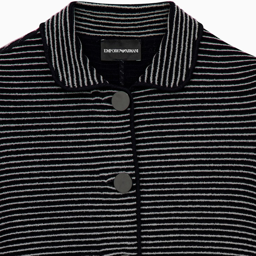 Tailored Striped Ottoman Jacket