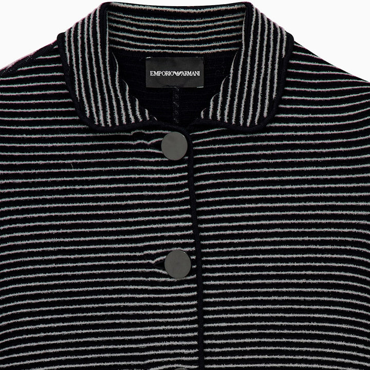 Tailored Striped Ottoman Jacket