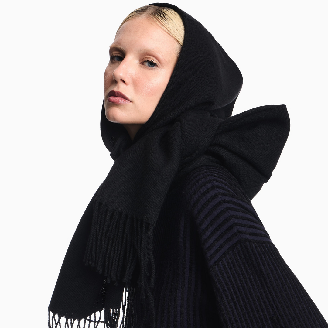 Wool Hooded Stole