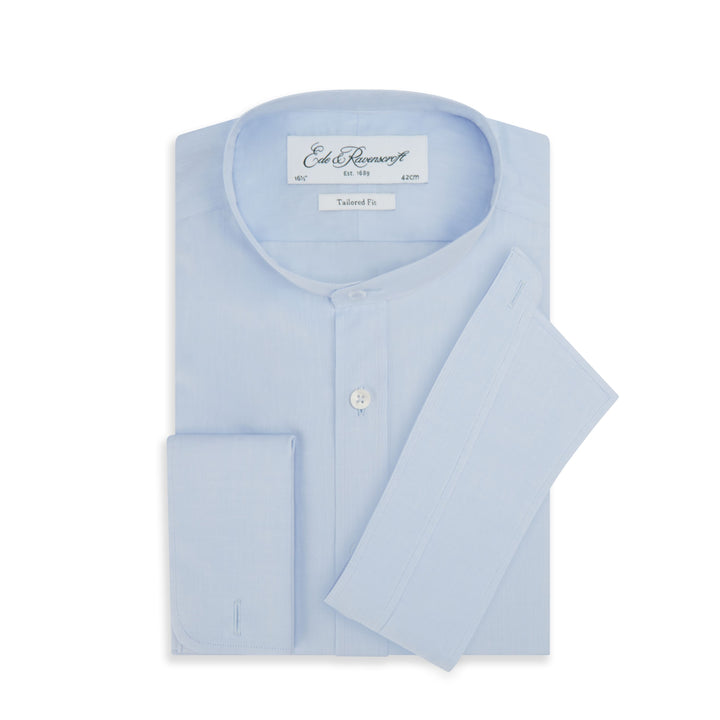 Ellis Blue Poplin Cotton Tunic Shirt