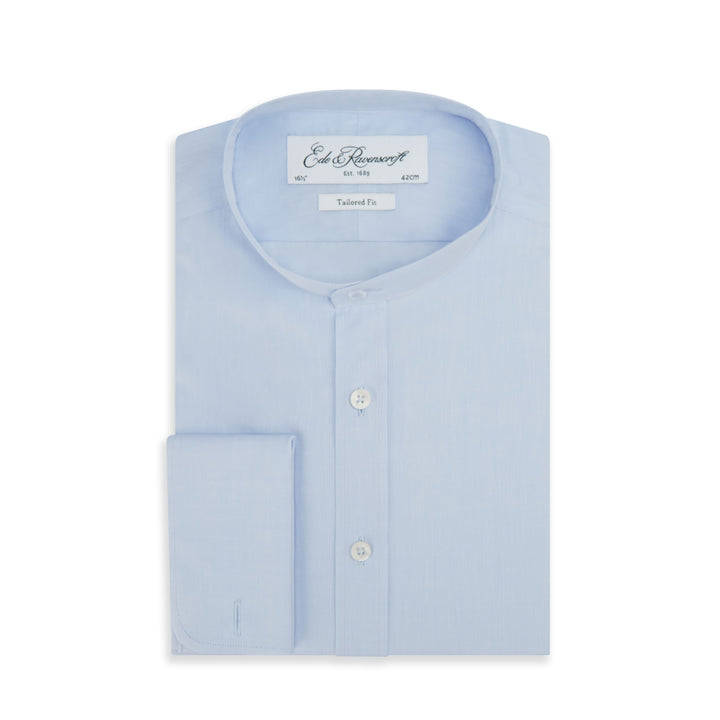 Ellis Blue Poplin Cotton Tunic Shirt