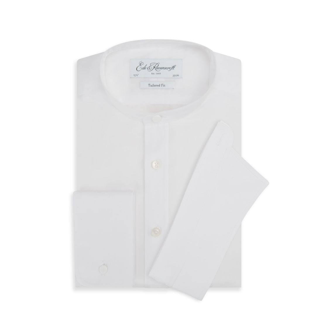 Ellis White Two Fold Cotton Poplin Tunic Shirt