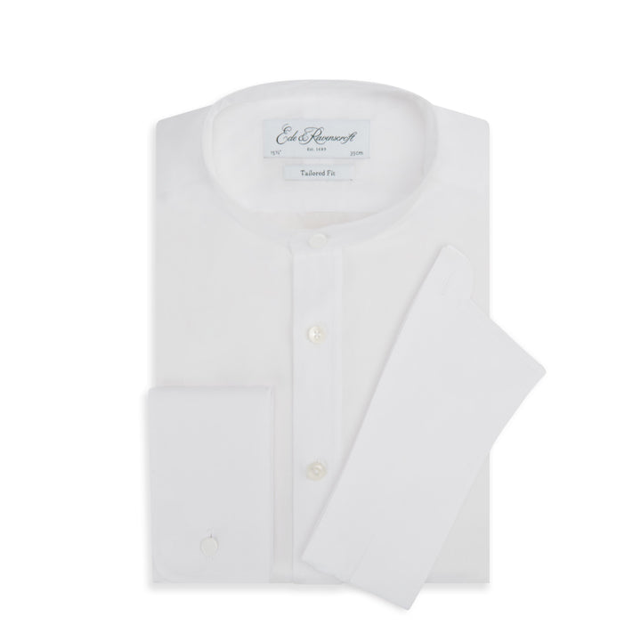 Ellis White Two Fold Cotton Poplin Tunic Shirt